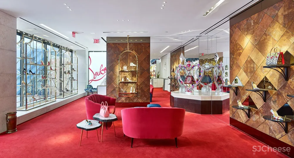 212box作品 | 树皮覆盖的Christian Louboutin精品店,与自然美感产生共鸣