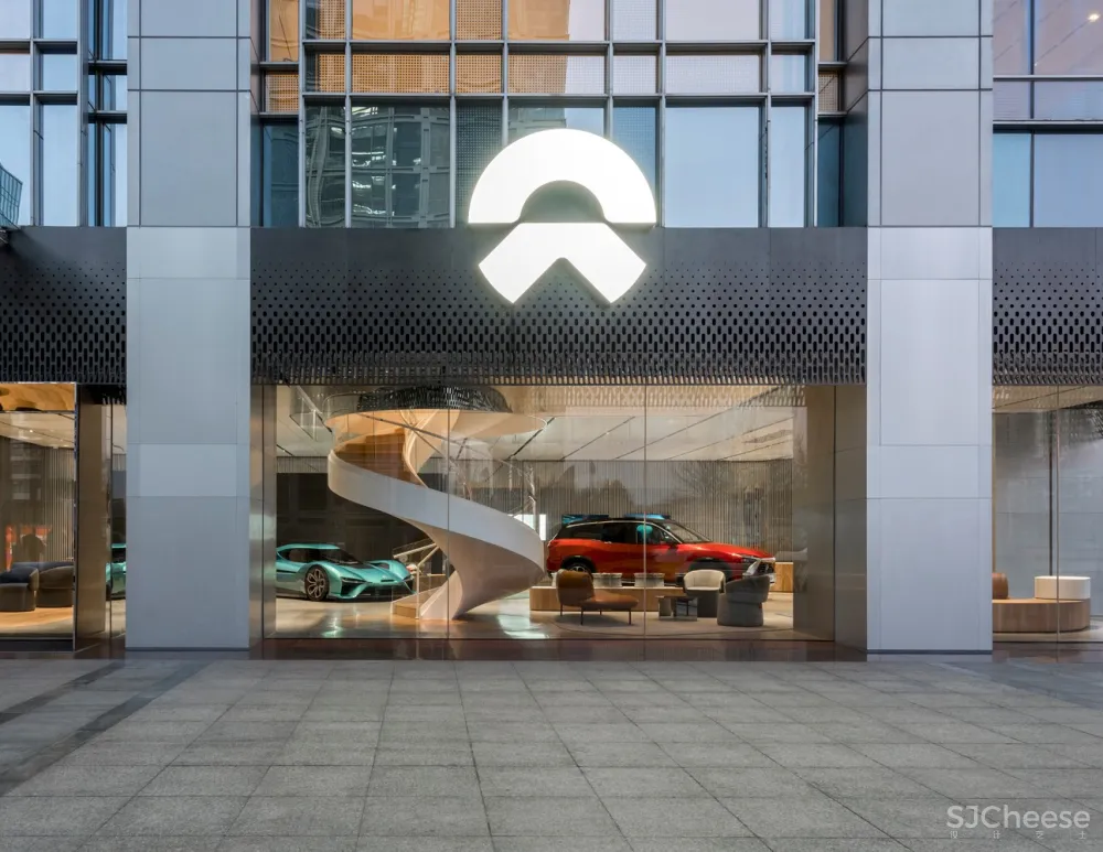 蔚来电动汽车北京旗舰店 NIO House: AIM Architecture