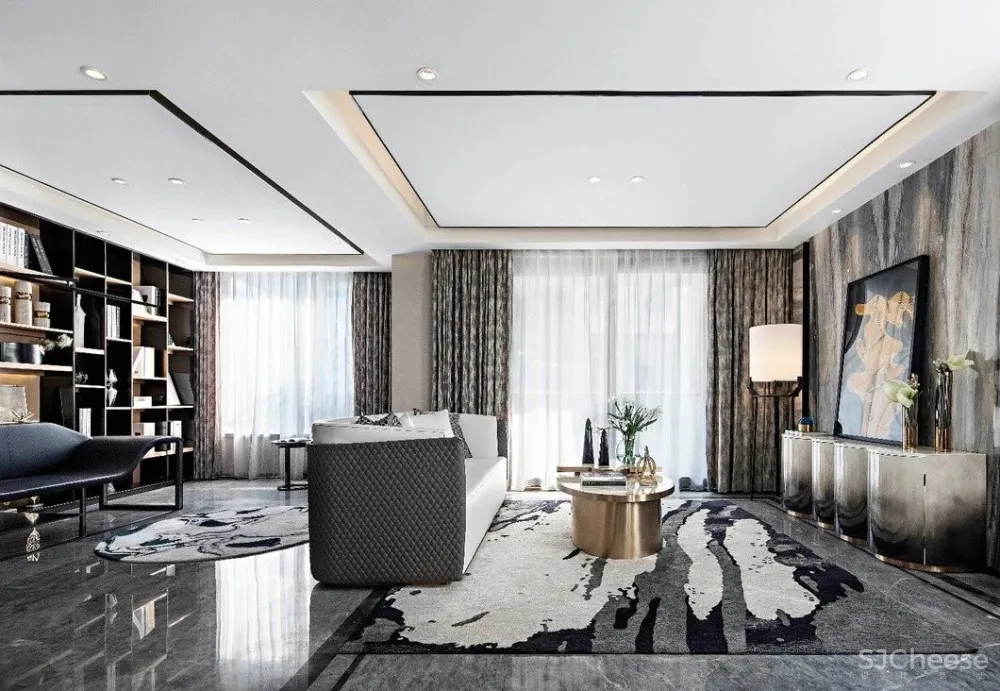 极致高级灰别墅,时尚更有范!