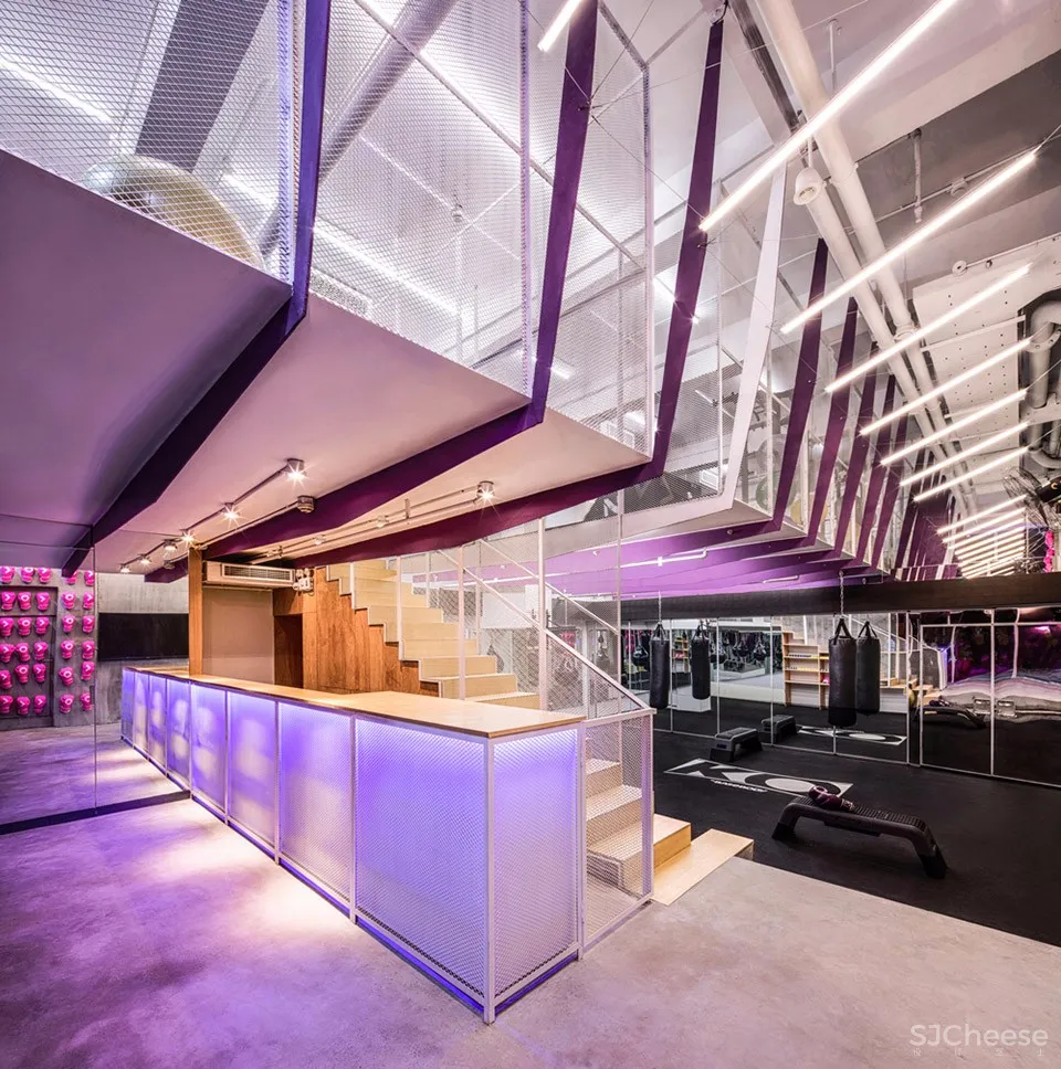 300㎡老建筑改造的上海KO轻拳馆