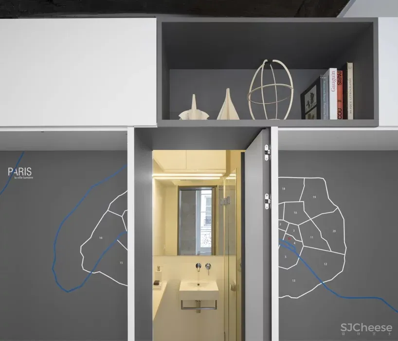 巴黎16㎡建筑师多功能小公寓设计