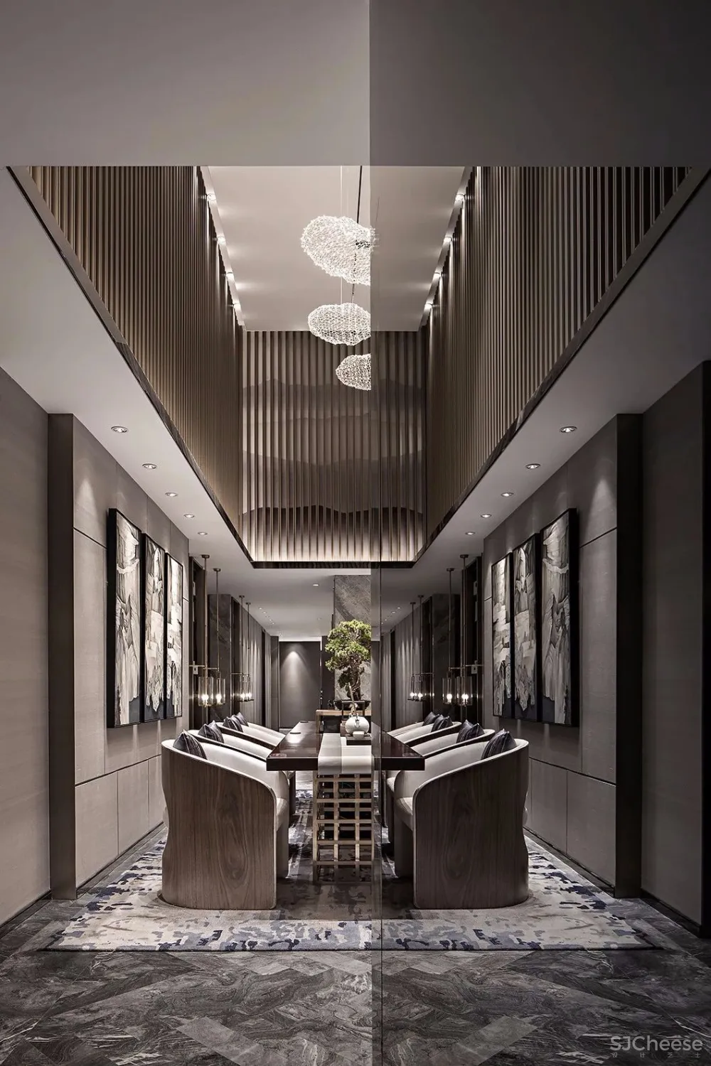 【IDEAL/YLH地产设计组】邂逅东方禅境售楼中心设计方案