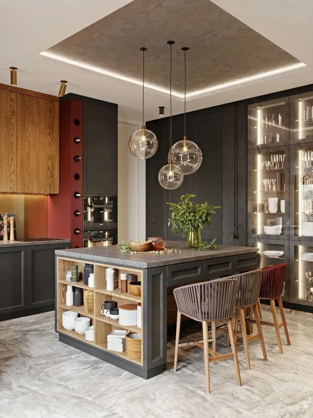 一个户型，三套表现方案，美到爆！ 首