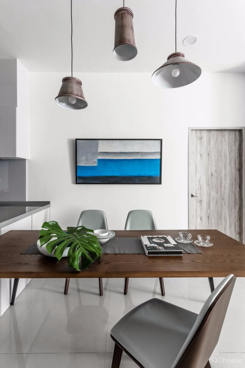 蓝灰纯净北欧风 | 詹皓设计