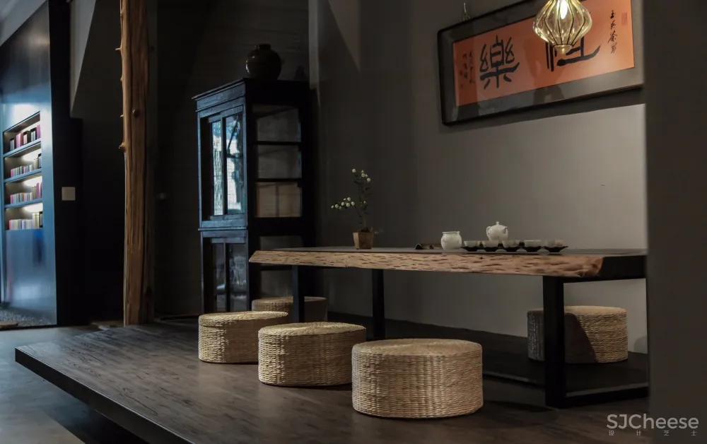 城市一隅,古朴禅境小茶馆 | SW 8. studio 首