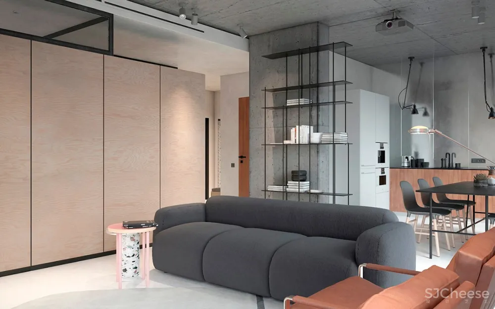 莫斯科76㎡两居室公寓 | KDVA Architects