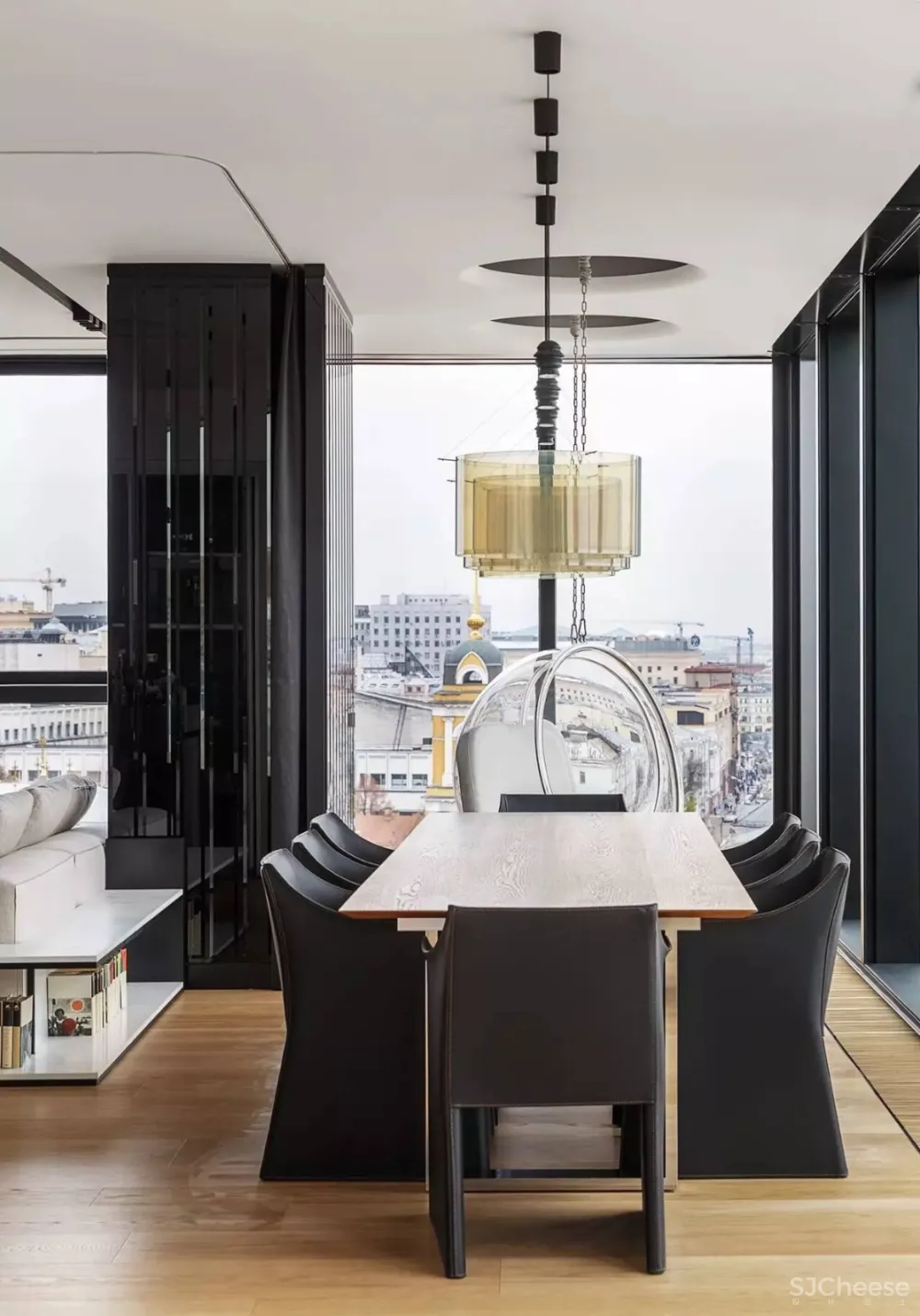 莫斯科现代住宅设计，温馨又柔和