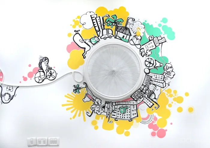 Freshdesk印度金奈有趣的开放式办公空间设计