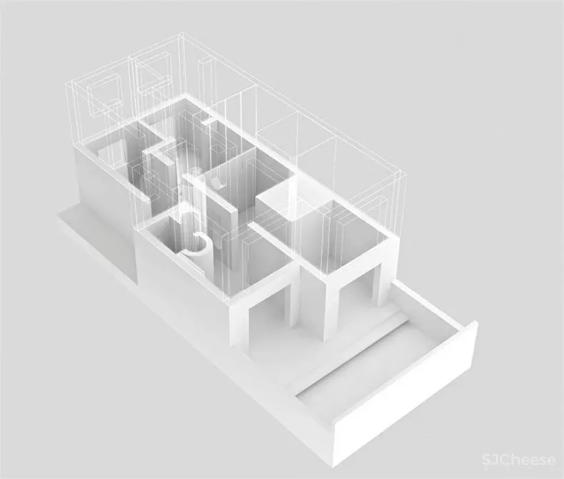 PONE ACHITECTURE：落差巨大的家——居住空间
