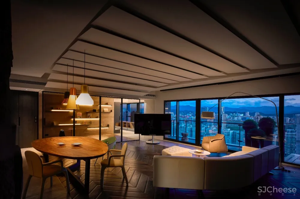 Double Core 台北193m²家庭住宅 | 创研空间