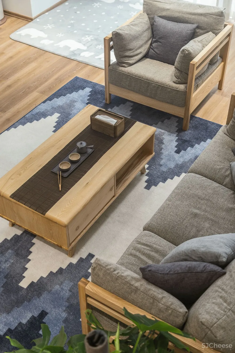 200㎡住宅:成都日式木元素住宅设计