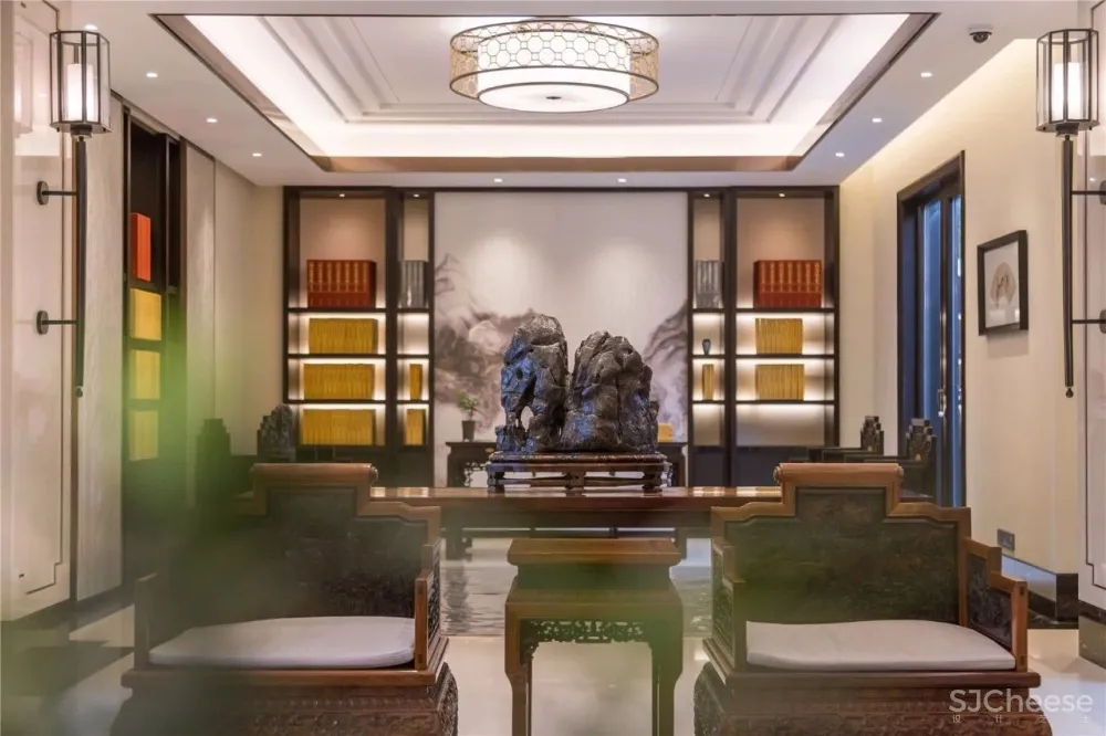 【香港室内设计之父高文安新作】1043 ㎡珠海紫禁书院:永不过时的东方营造