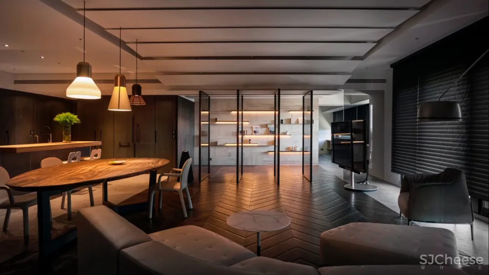 Double Core 台北193m²家庭住宅 | 创研空间