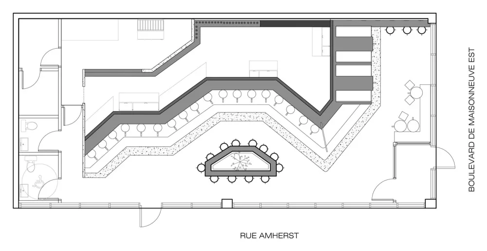 加拿大蒙特利尔LE BLOSSOM日本餐厅设计