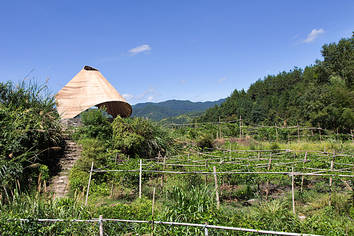 Students "reinvigorate" traditional bamboo weaving for Sun Room pavilion
