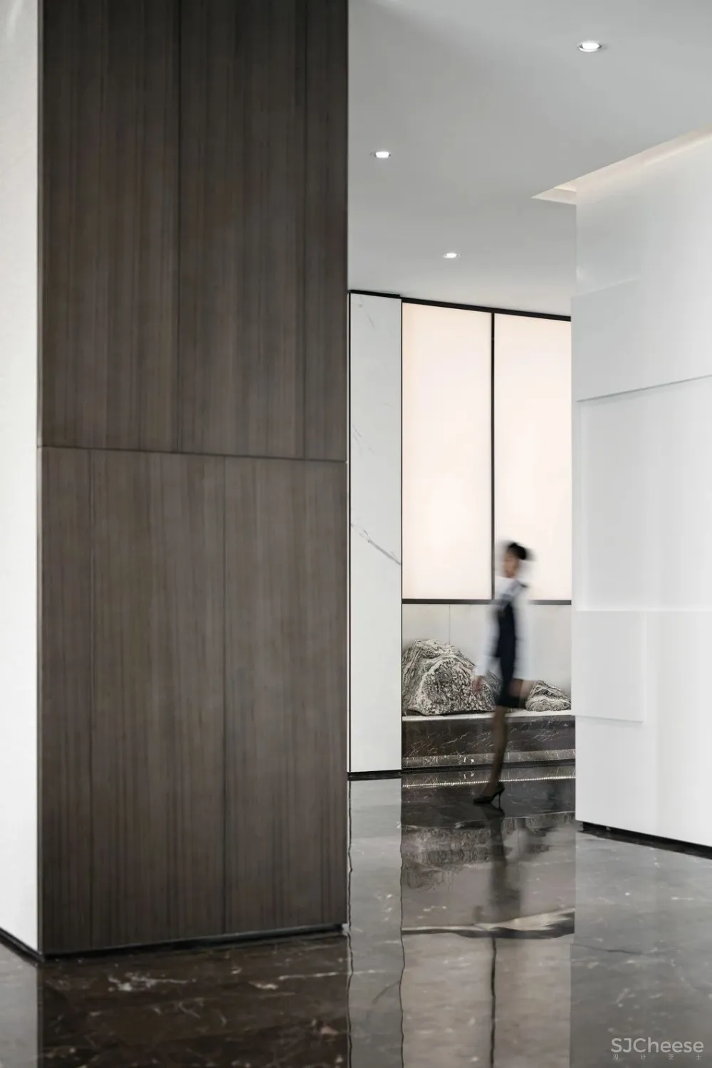 最美高级灰售楼处设计，别具一格的水墨禅境