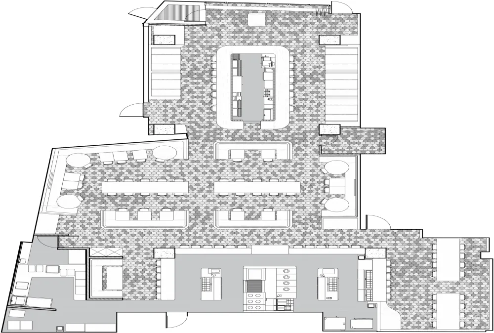 创造温暖的质感:巴塞罗那Boqueria tapas酒吧 首