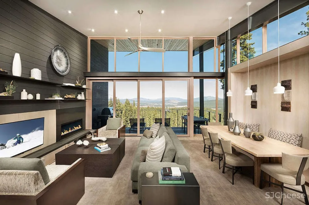 Modern Mountain Home by Aspen Leaf Interiors