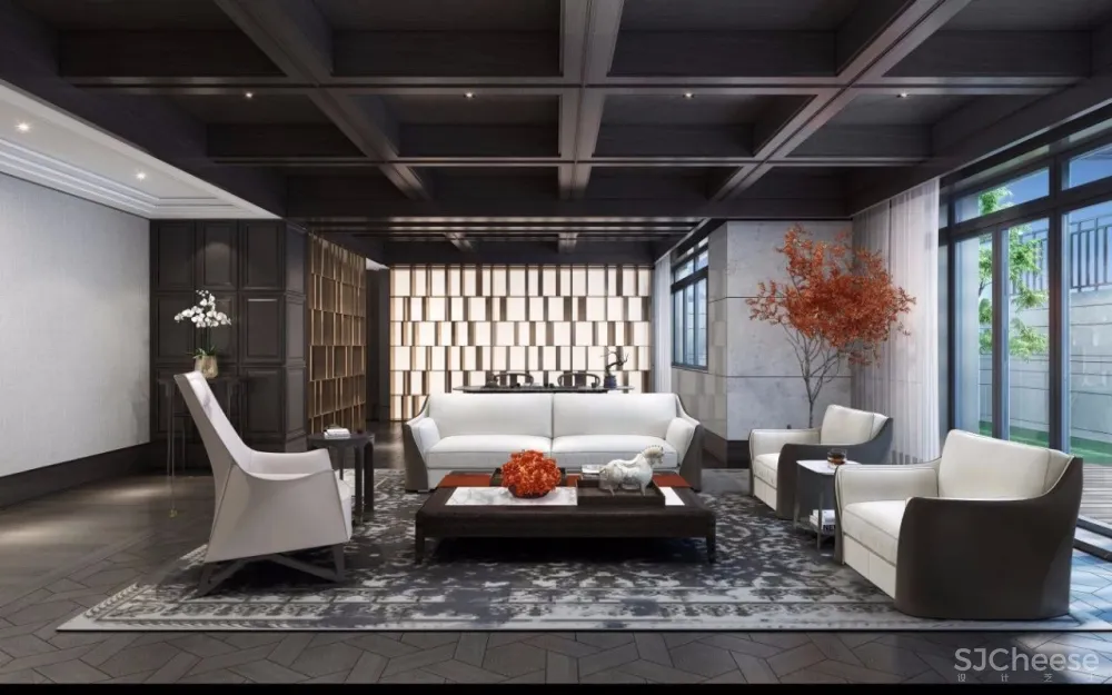 新作 | 450m² 顶级海墅,高级灰诠释冷静睿智的朴质奢华