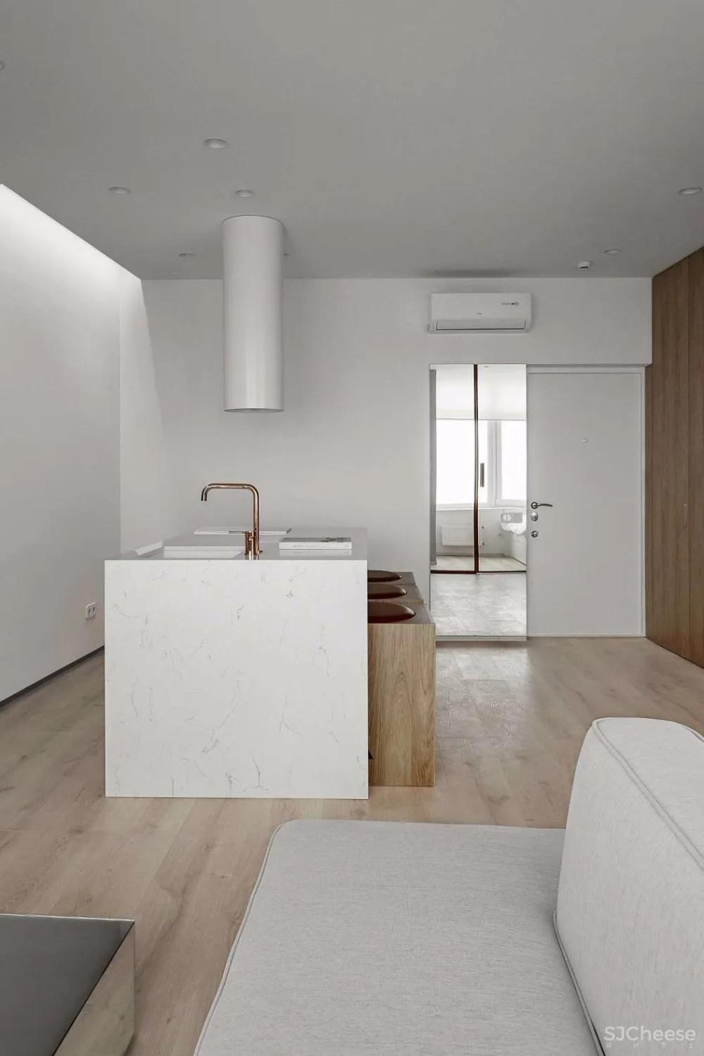 乌克兰现代风小公寓 | Illia Temnov