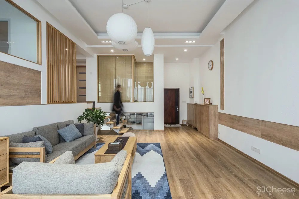 200㎡住宅:成都日式木元素住宅设计