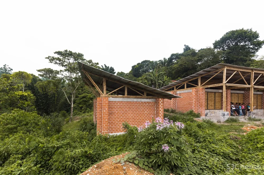 Tepetzintan村镇生产学校，墨西哥 / Rural Digital Baccalaureate No. 186 + Comunal: taller de arquitectura