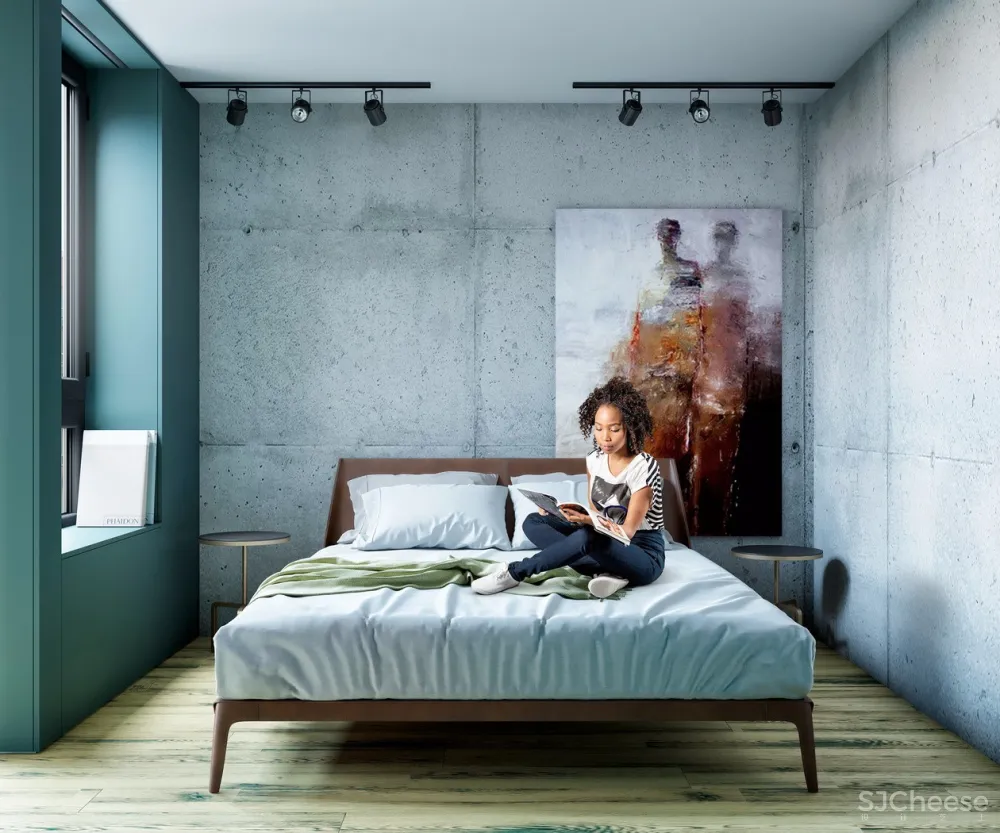 绿+橙 基辅个性公寓设计 | Elena Fateeva 首