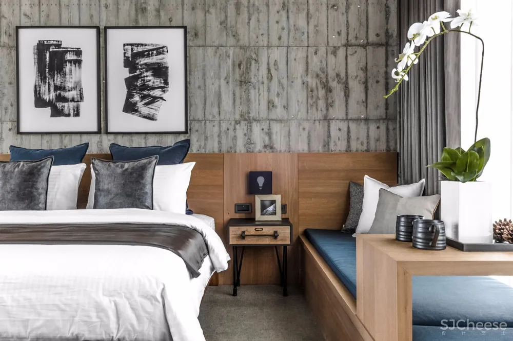 古朴与现代融合·木元素轻工感私宅 | UZ Interior Design 首