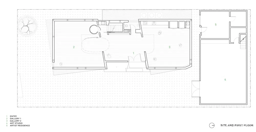 Transart艺术基金会,缝隙进入艺术光 / Schaum/Shieh