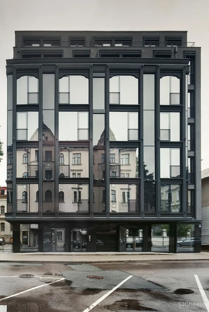 拉脱维亚社团中心住宅 | Open AD + TECTUM 首