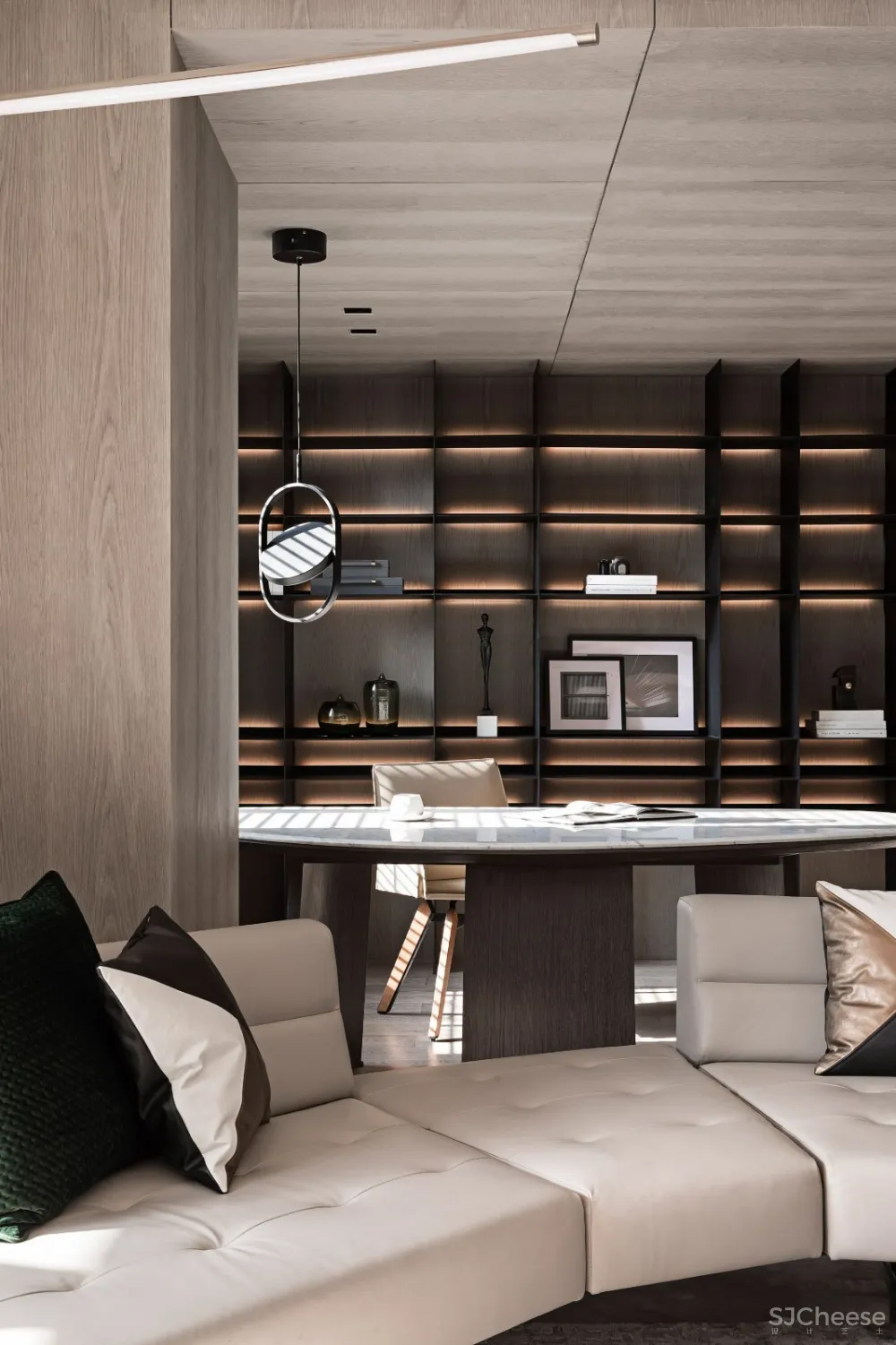 唐忠汉 | 回·流 400㎡北京金茂佑安府现代人文叠拼别墅 首