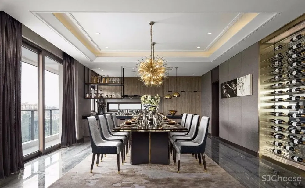 新作| 270°江景超大平层设计，美到爆 首