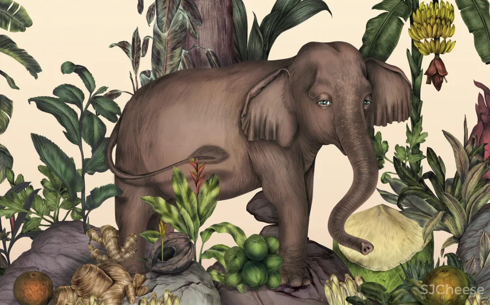 东京新宿:GinengerGrass”餐厅及墙上的艺术品