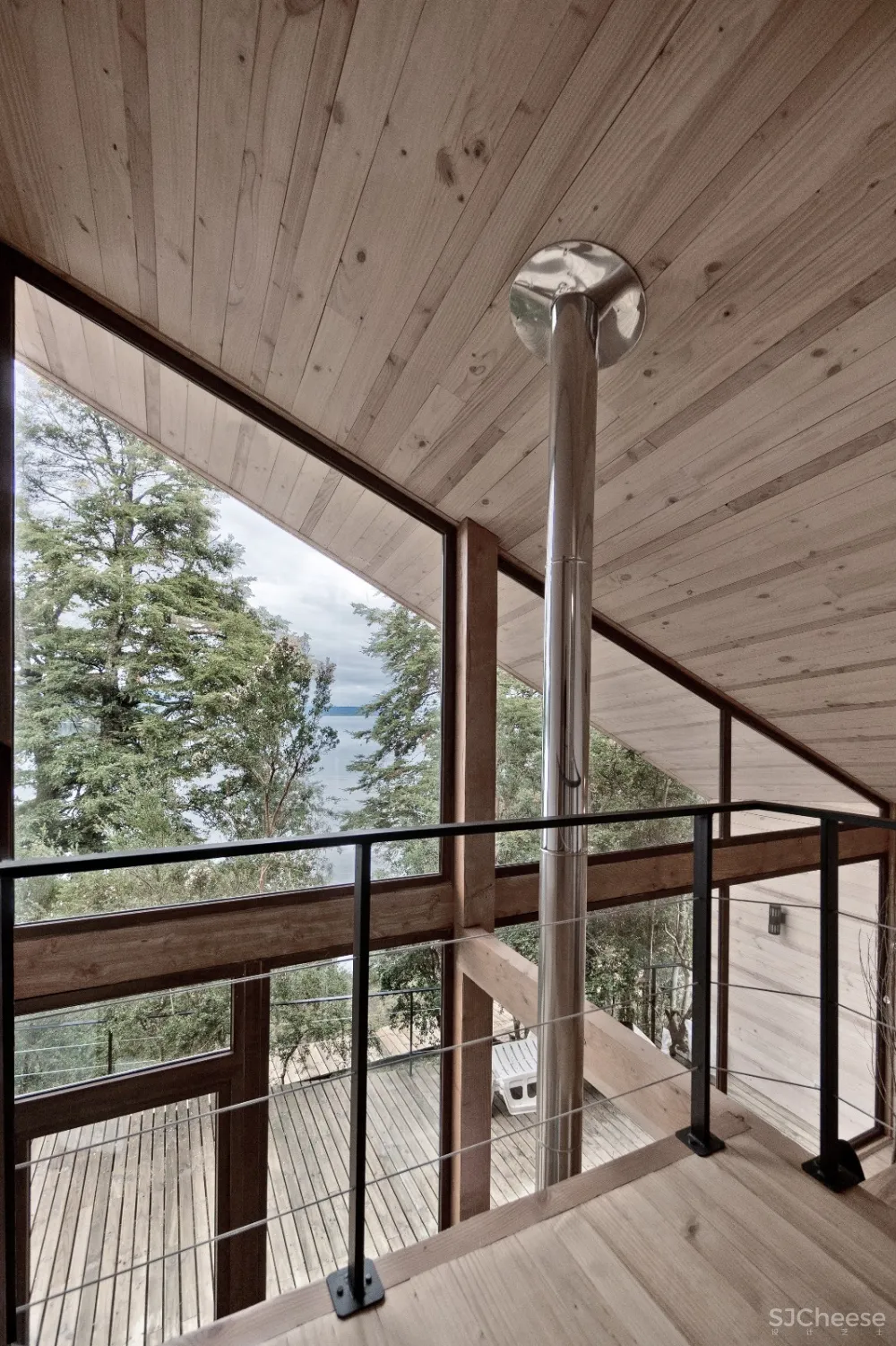 首发 | Hsu Gabriel Architects 分隔儿童和成人的空间 智利湖边别墅