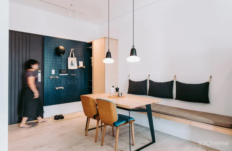 宝岛台湾一间46.2平米开放式小公寓设计