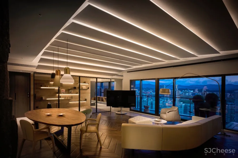 Double Core 台北193m²家庭住宅 | 创研空间