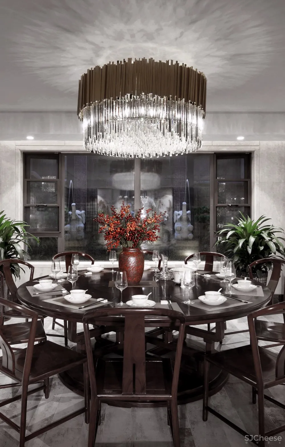 1000㎡传世大宅丨缔造现代风雅