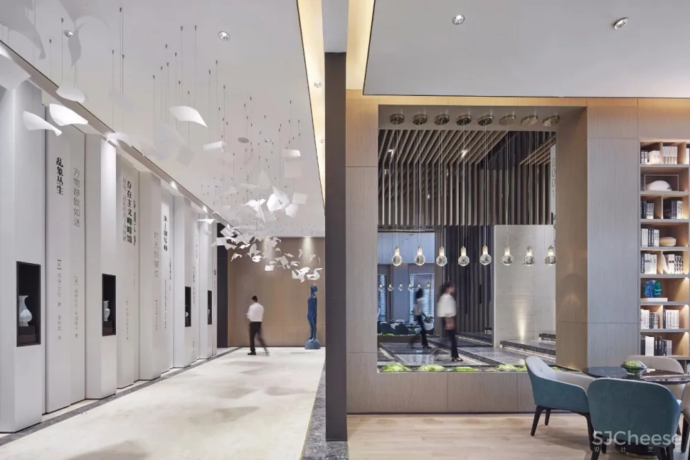 1062㎡万科最美书香气售楼中心设计丨人文与空间的完美融合