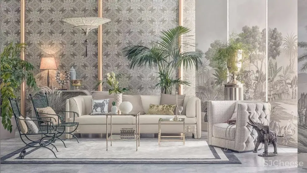 看看这些摄影图丨软装陈设就这样布置