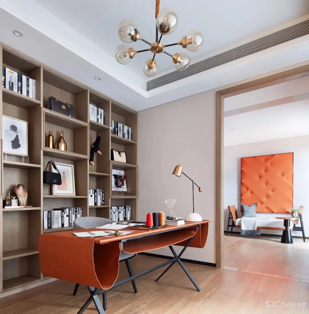 307.5㎡爱马仕橙别墅设计方案 丨优雅又不失时尚感。
