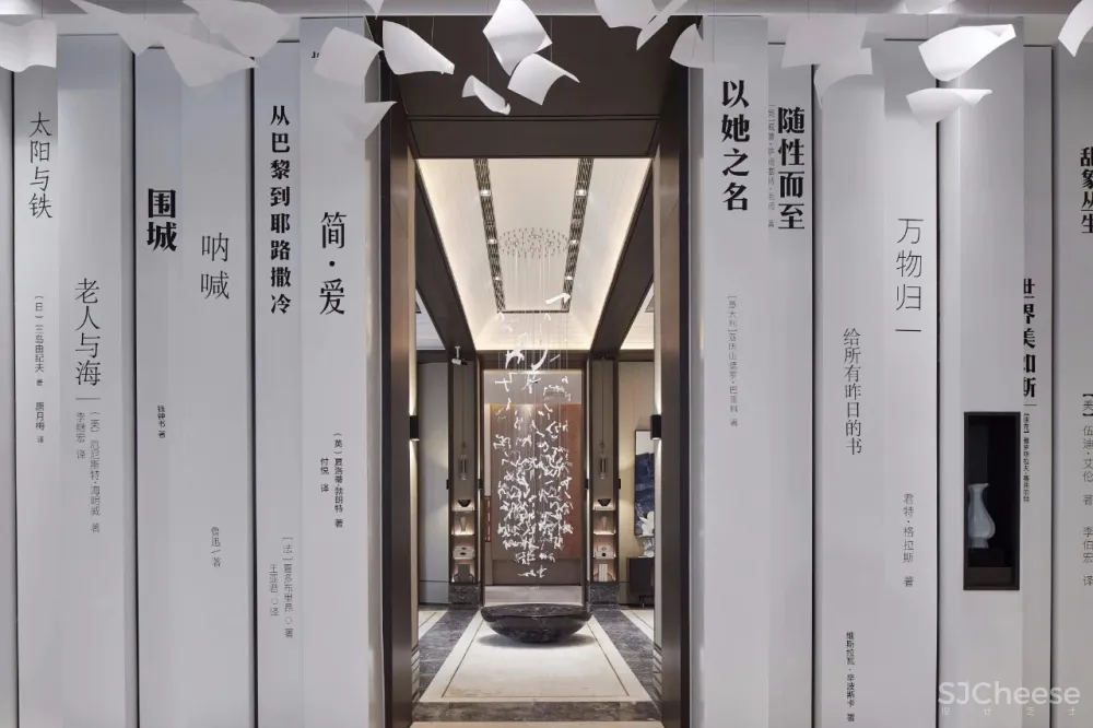 1062㎡万科最美书香气售楼中心设计丨人文与空间的完美融合