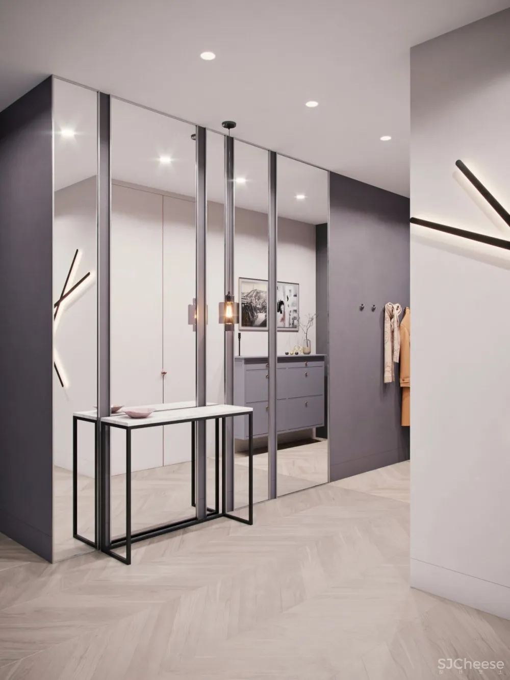 “活力优雅”90㎡极简风家庭公寓 | Monet vs Manet 首