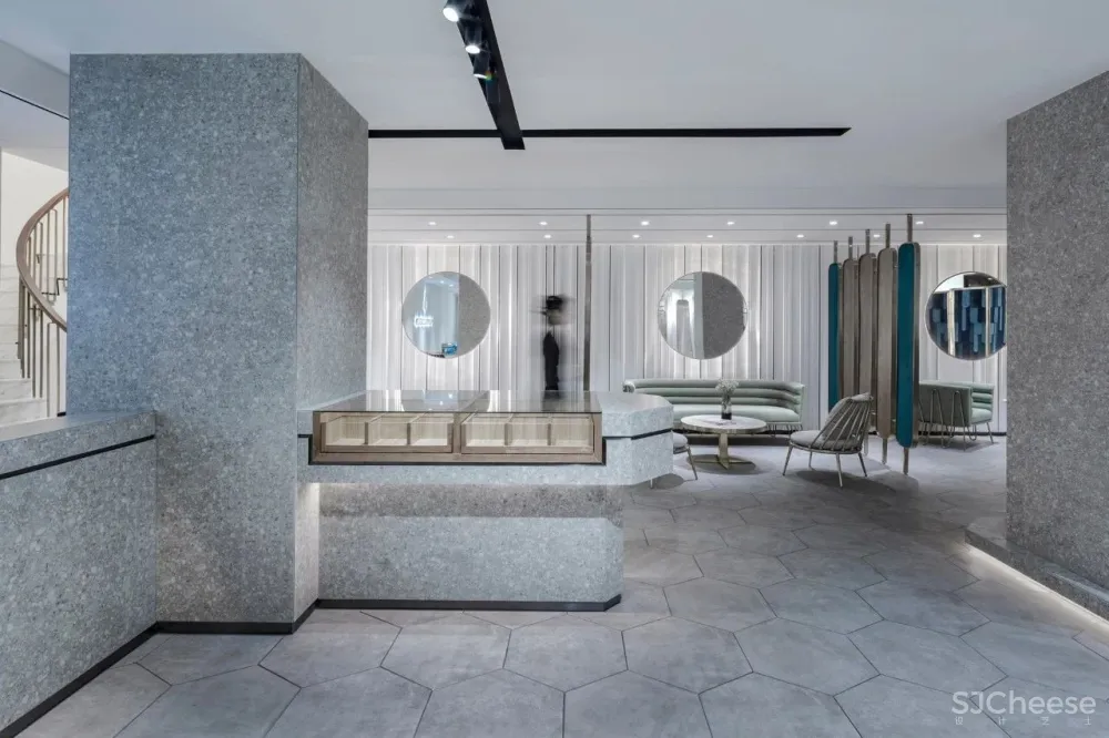 高级灰婚纱店设计 / 美得如此精致 首