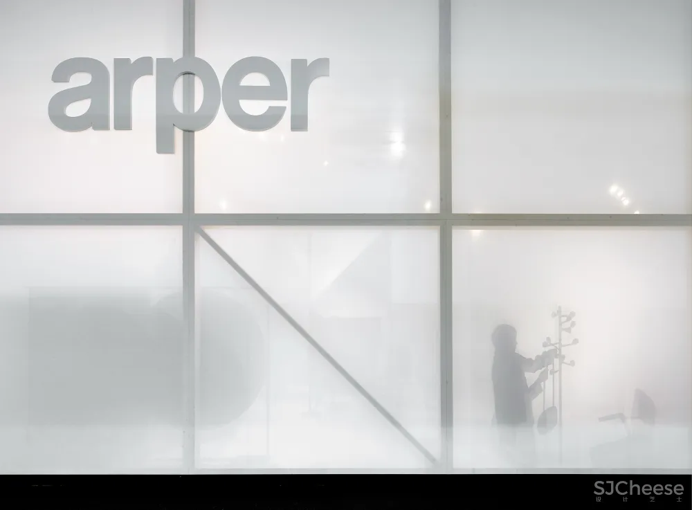 2 booths for arper salone del mobile 2017 milano