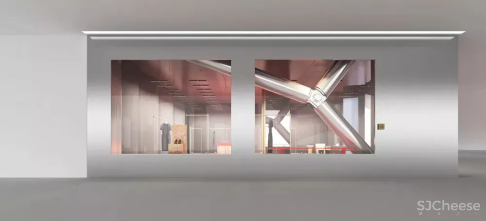 "VVNK JANE PLUS" 极简女装概念店 | 退化建筑