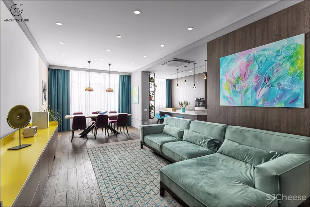 充满活力色彩的公寓 | 33design