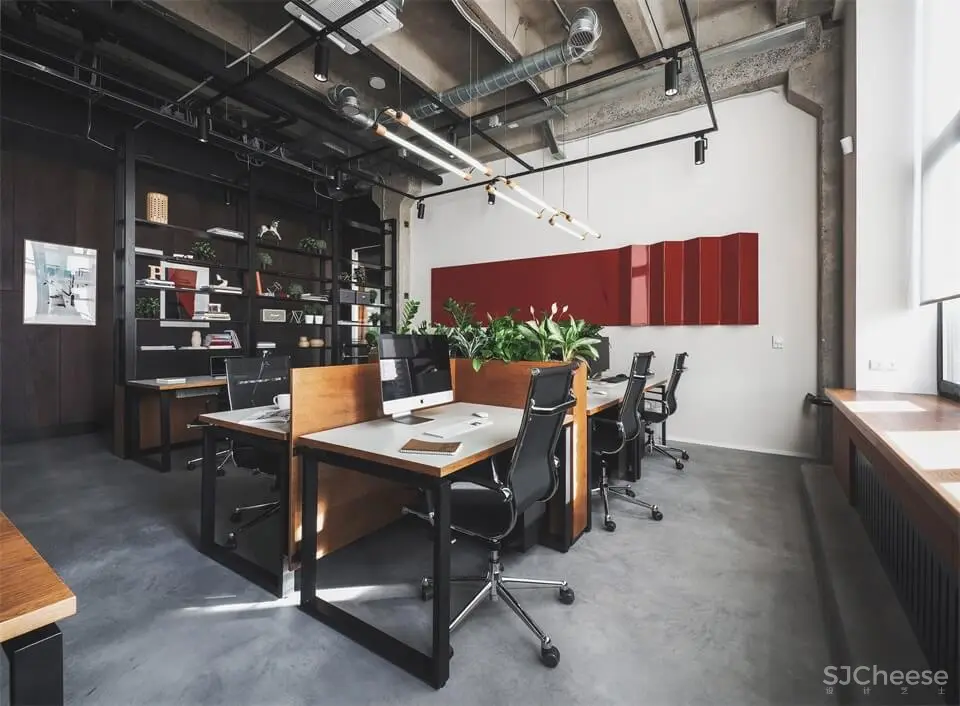 俄罗斯PETSHOP IT部门包豪斯风格办公室设计