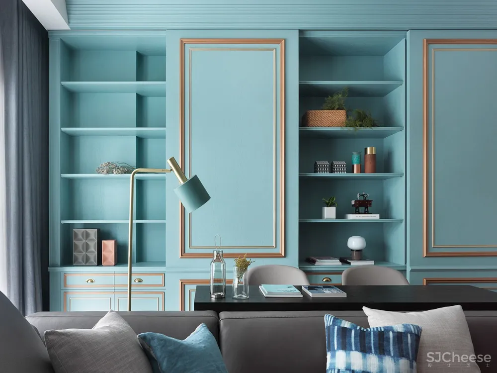 钟爱Tiffany蓝，气质家庭住宅 | Joy Chen
