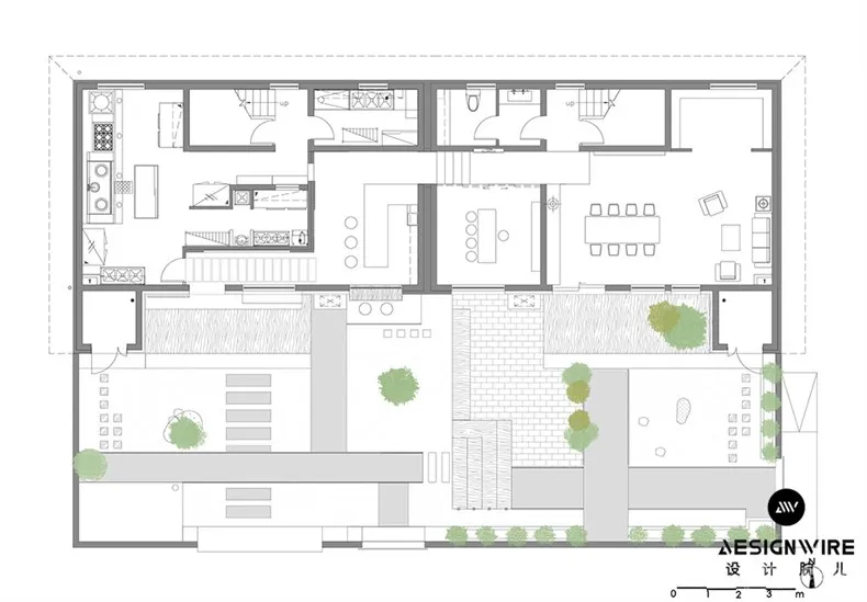 谜舍设计：三时享院餐饮空间设计