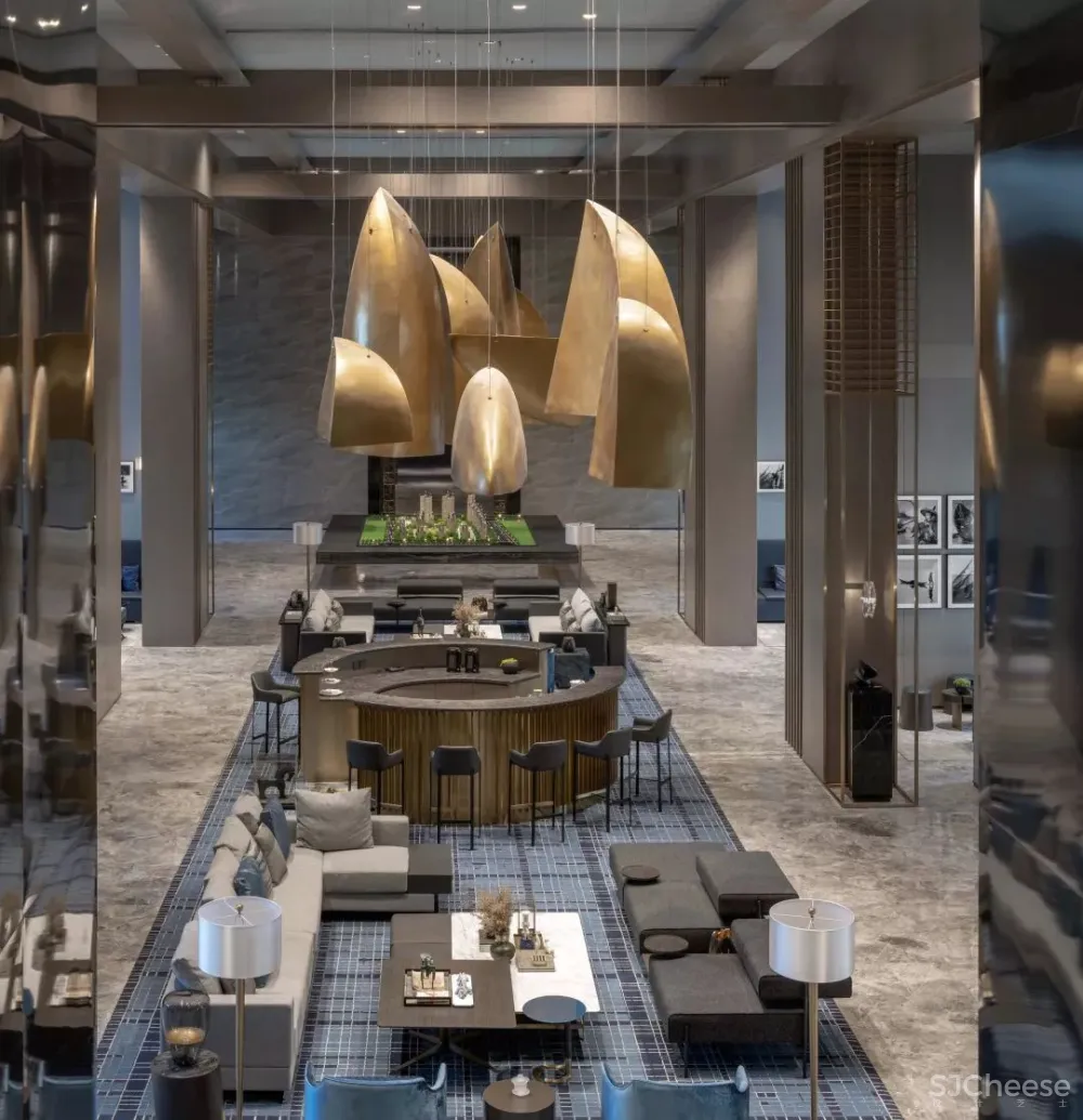 牧笛设计 | 2000㎡海门万科翡翠甲第销售中心设计方案 首